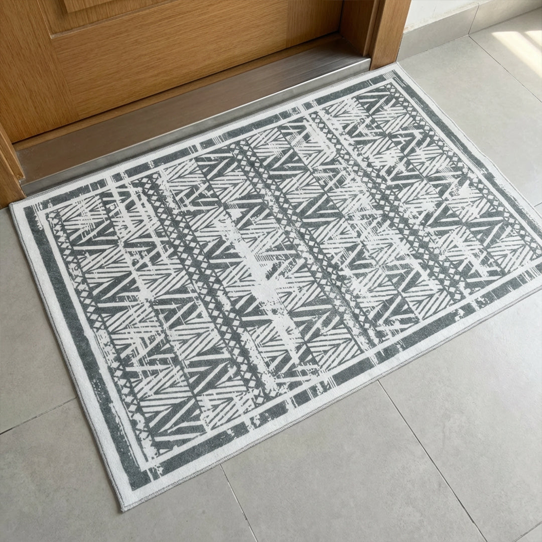Muddy Carpet Zenith Washable Area Rugs for Living Room, Bedroom & Dining Room – Modern Soft Low Pile Non Slip Carpet – Pet Friendly Waterproof Foldable Rugs for Home