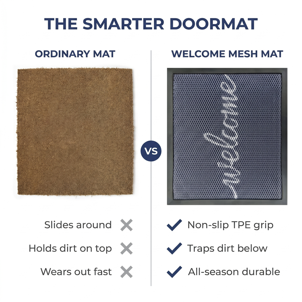 Muddy Mat® Printed Meshy Mat – The Best Dog Outdoor Mat for Muddy Paws