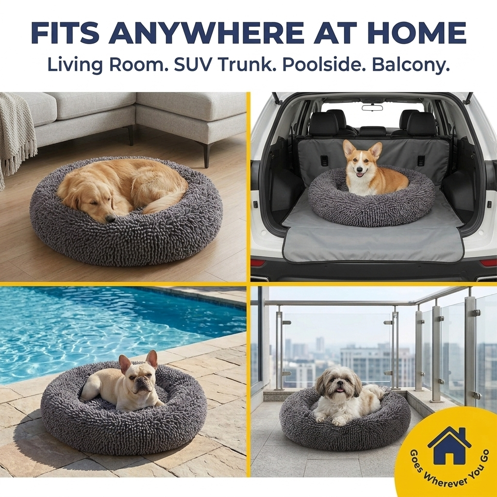 Muddy Mat® Cloud K-9 Bed – Donut Dog Bed
