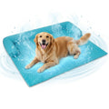 Muddy Mat® Ice Silk Cooling Dog Bed with Orthopedic Memory Foam & Bolster Rim, Self-Cooling Breathable Pet Sofa Bed, Extra-Wide Sofa Protection, Non-Slip, Detachable & Machine Washable