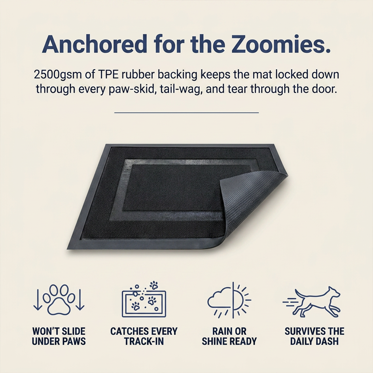 Muddy Mat® Printed Meshy Mat – The Best Dog Outdoor Mat for Muddy Paws