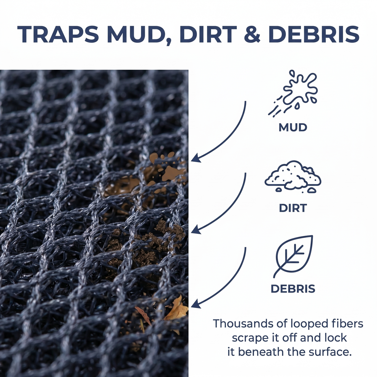 Muddy Mat® Printed Meshy Mat – The Best Dog Outdoor Mat for Muddy Paws