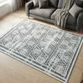Muddy Carpet Zenith Washable Area Rugs for Living Room, Bedroom & Dining Room – Modern Soft Low Pile Non Slip Carpet – Pet Friendly Waterproof Foldable Rugs for Home