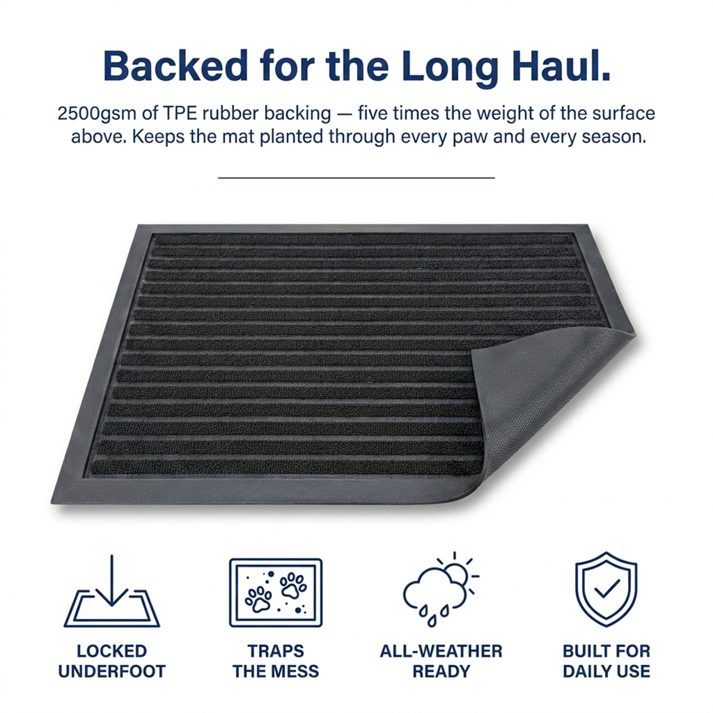 Muddy Mat® Printed Meshy Mat – The Best Dog Outdoor Mat for Muddy Paws