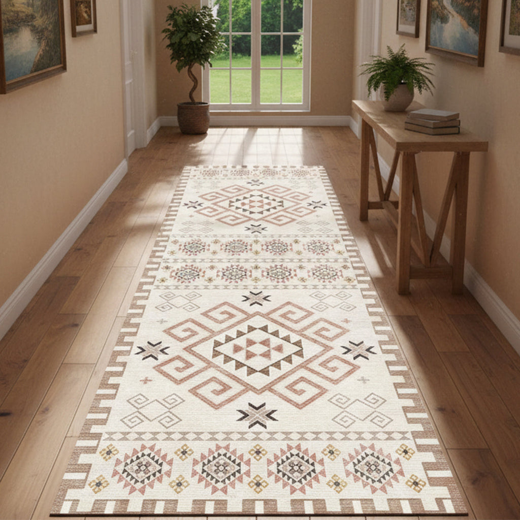 Muddy Carpet Sedona Washable Area Rugs for Living Room, Bedroom & Dining Room – Modern Soft Low Pile Non Slip Carpet – Pet Friendly Waterproof Foldable Rugs for Home