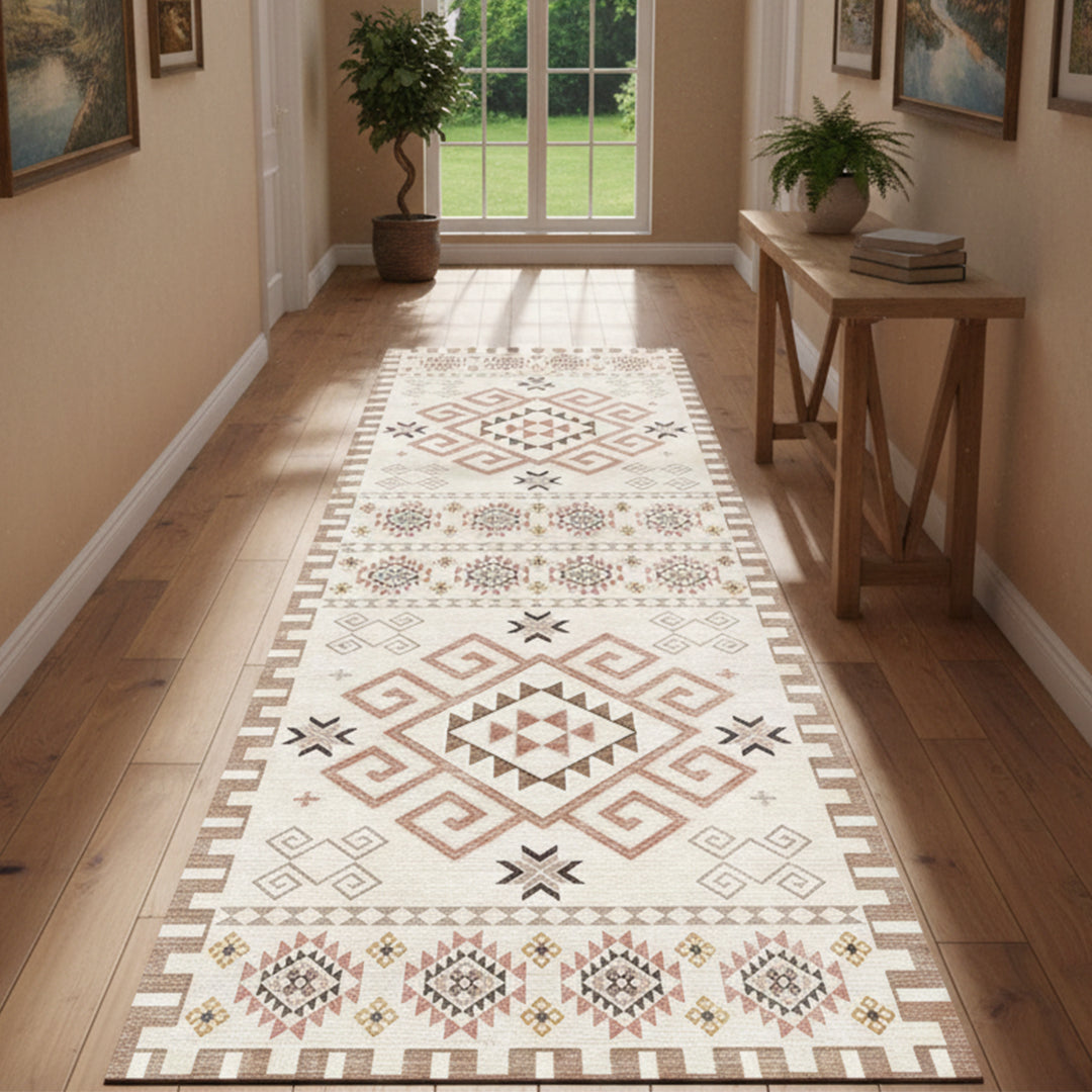 Muddy Carpet Sedona Washable Area Rugs for Living Room, Bedroom & Dining Room – Modern Soft Low Pile Non Slip Carpet – Pet Friendly Waterproof Foldable Rugs for Home