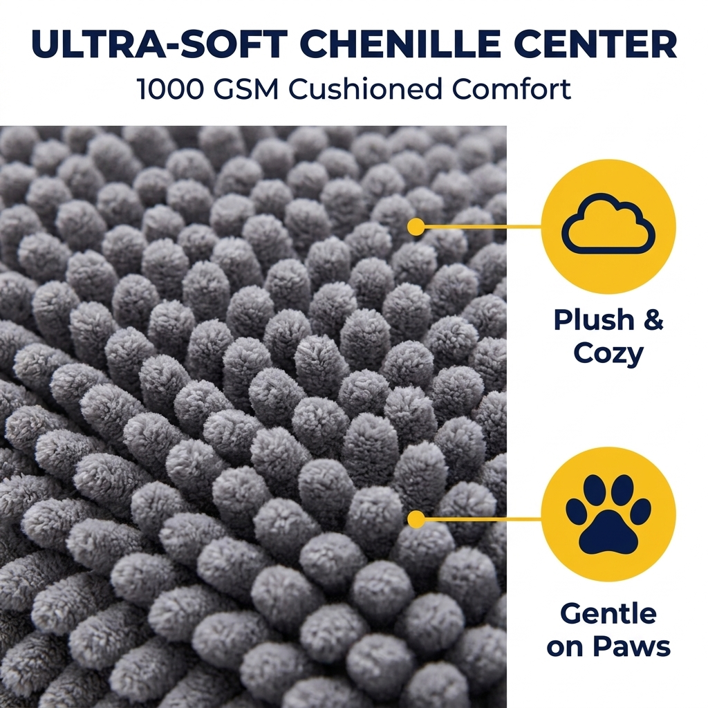 Muddy Mat® Cloud K-9 Bed – Travel Dog Bed - 16" x 20"
