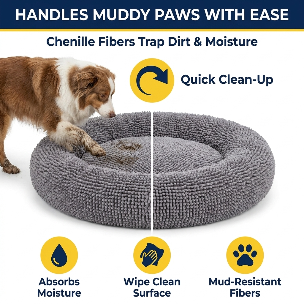 Muddy Mat® Cloud K-9 Bed – Donut Dog Bed