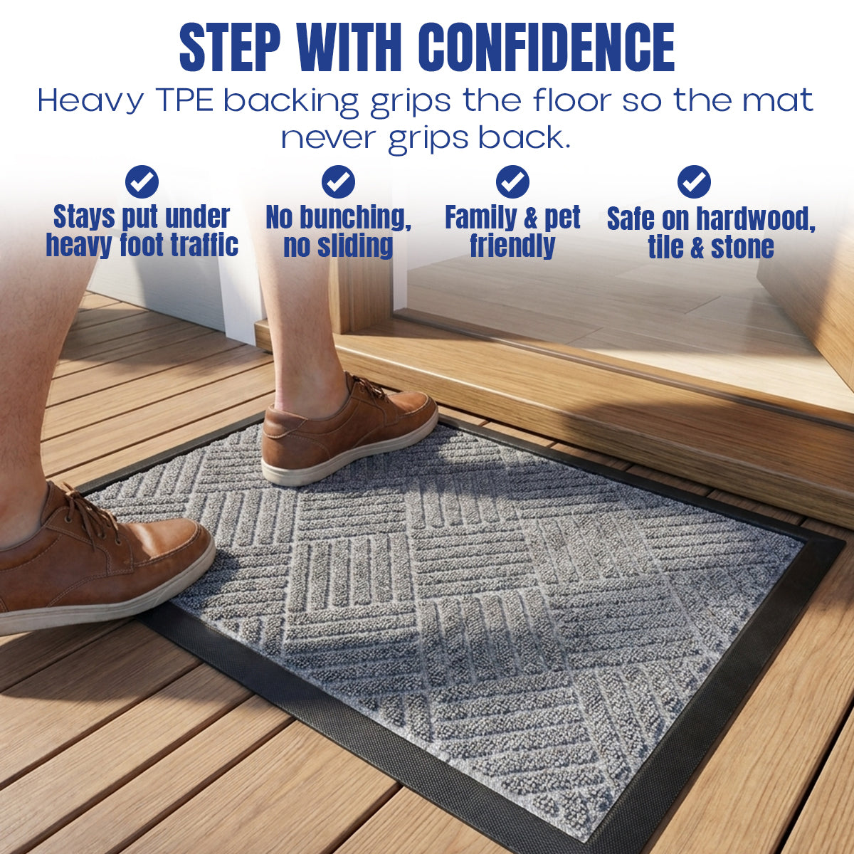 Muddy Mat® Printed Meshy Mat – The Best Dog Outdoor Mat for Muddy Paws