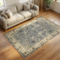 Muddy Carpet Duskfall Washable Area Rugs for Living Room, Bedroom & Dining Room – Modern Soft Low Pile Non Slip Carpet – Pet Friendly Waterproof Foldable Rugs for Home