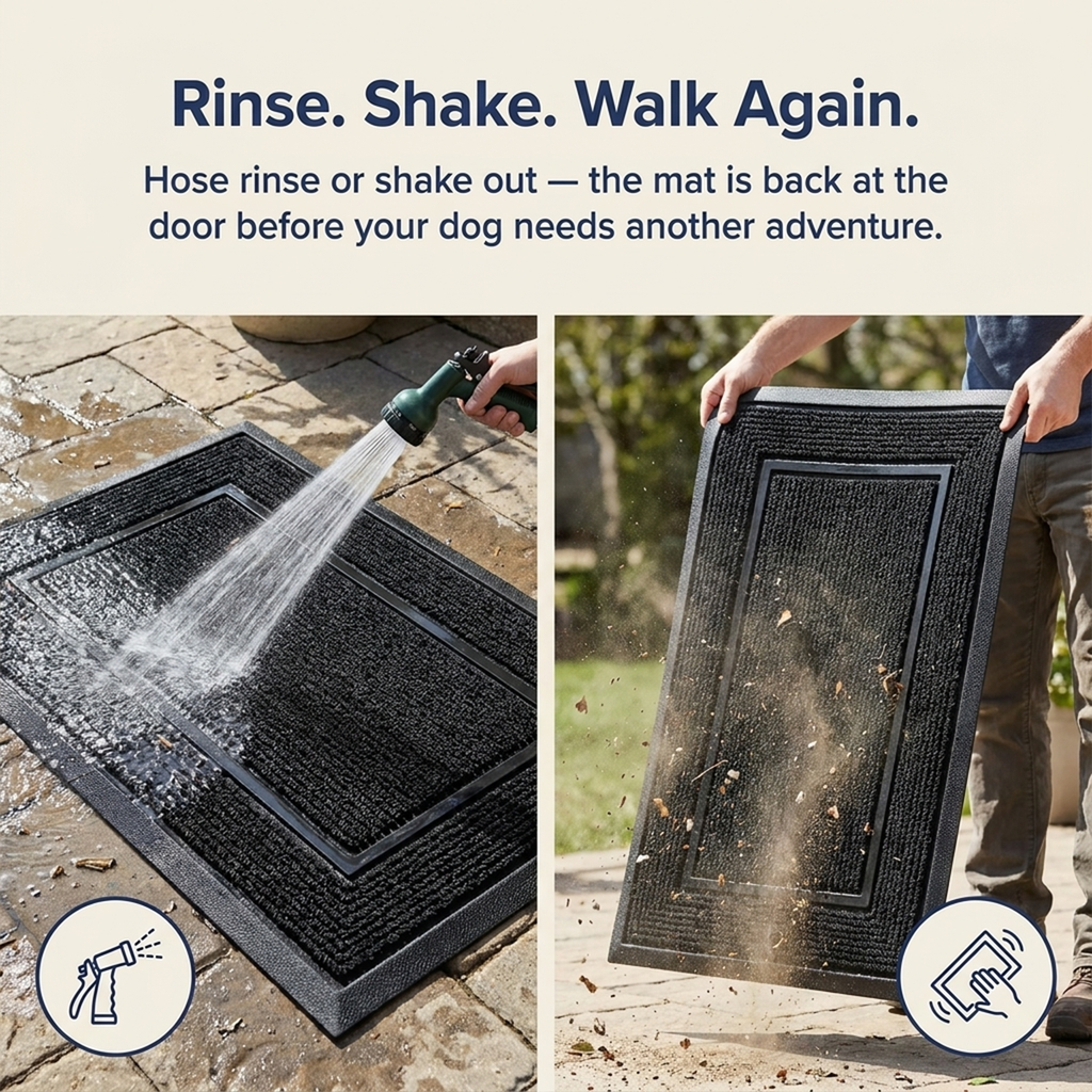 Muddy Mat® Printed Meshy Mat – The Best Dog Outdoor Mat for Muddy Paws