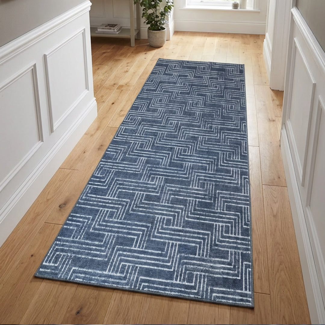 Muddy Carpet Cipher Washable Area Rugs for Living Room, Bedroom & Dining Room – Modern Soft Low Pile Non Slip Carpet – Pet Friendly Waterproof Foldable Rugs for Home
