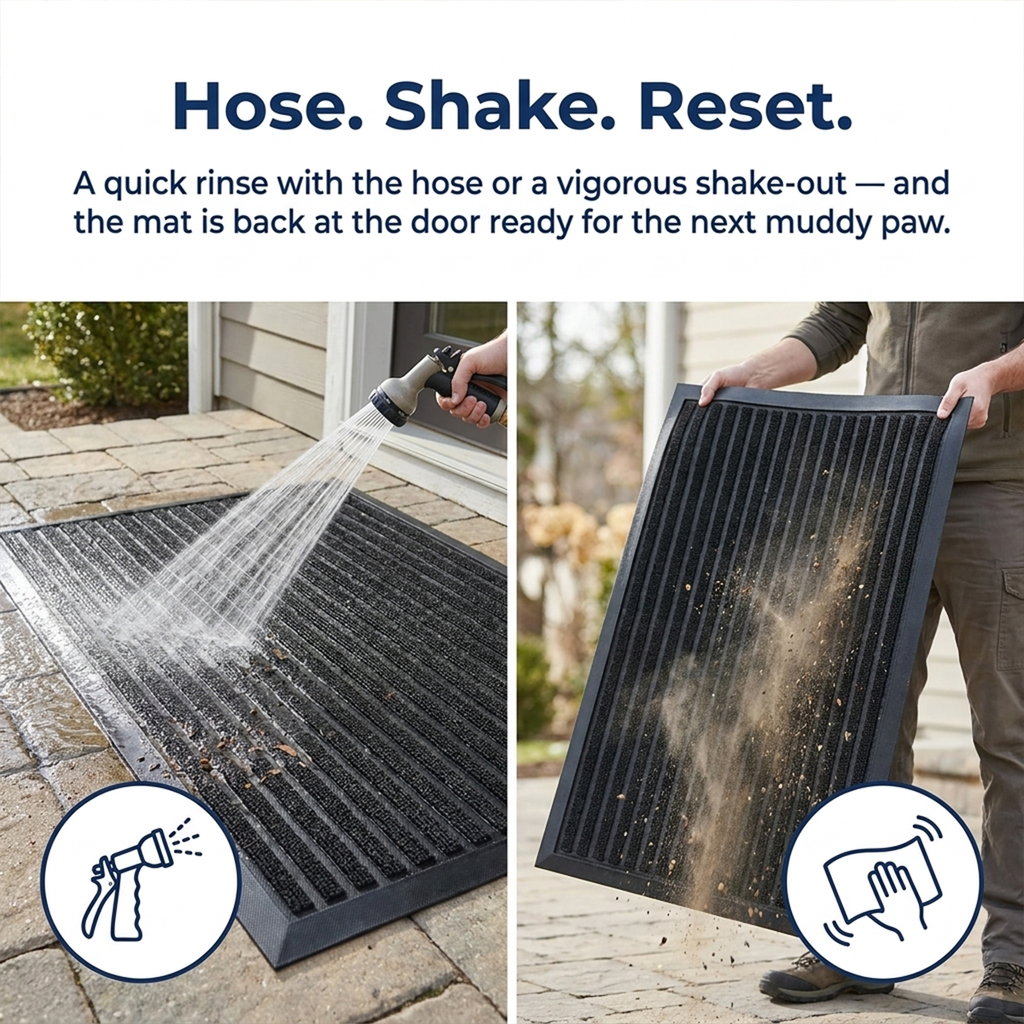 Muddy Mat® Printed Meshy Mat – The Best Dog Outdoor Mat for Muddy Paws