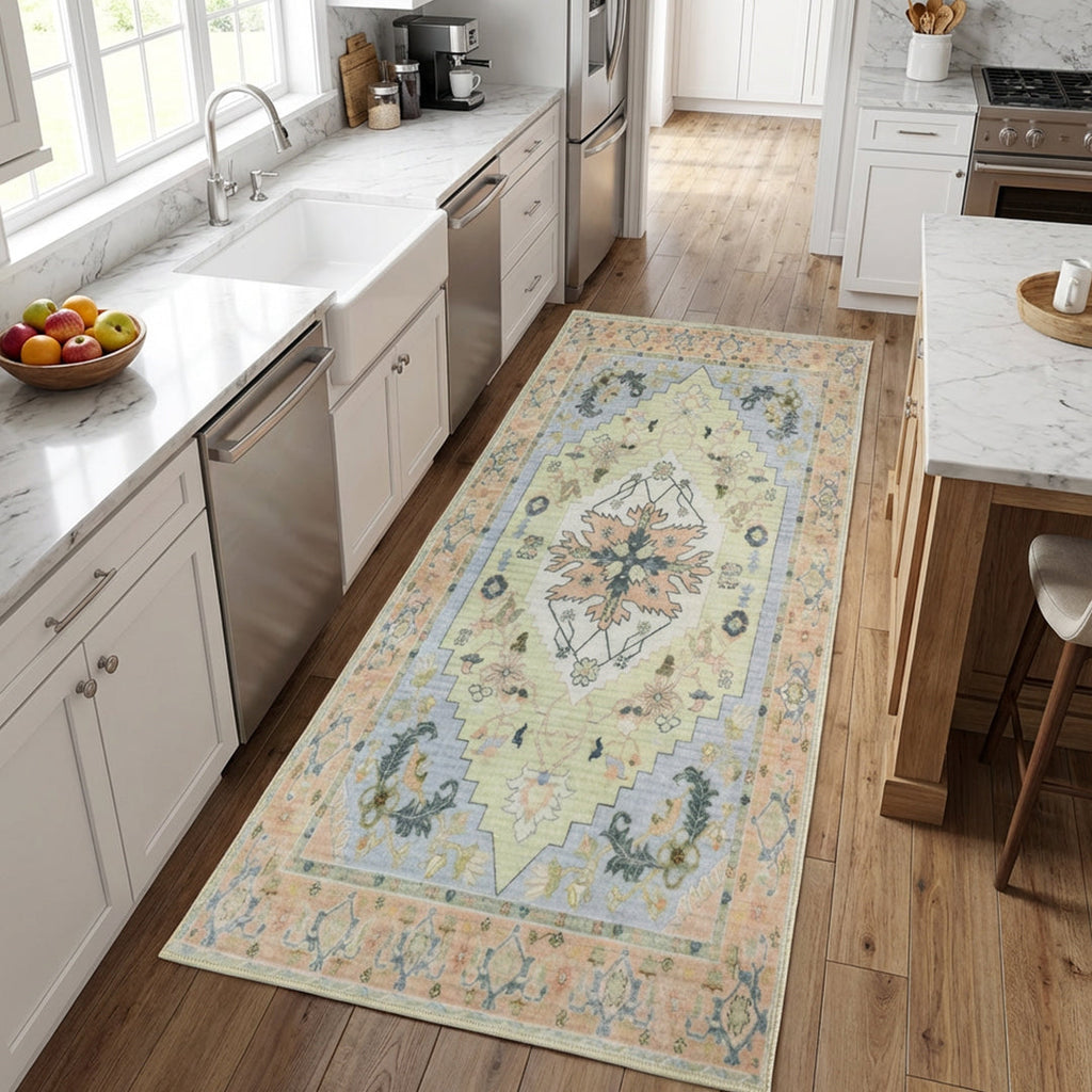 Muddy Carpet Sorrento Washable Area Rugs for Living Room, Bedroom & Dining Room – Modern Soft Low Pile Non Slip Carpet – Pet Friendly Waterproof Foldable Rugs for Home