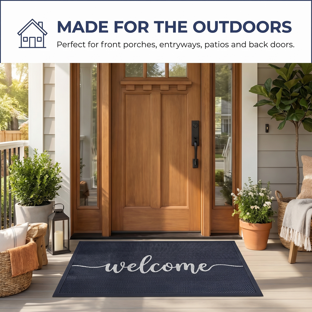 Muddy Mat® Printed Meshy Mat – The Best Dog Outdoor Mat for Muddy Paws