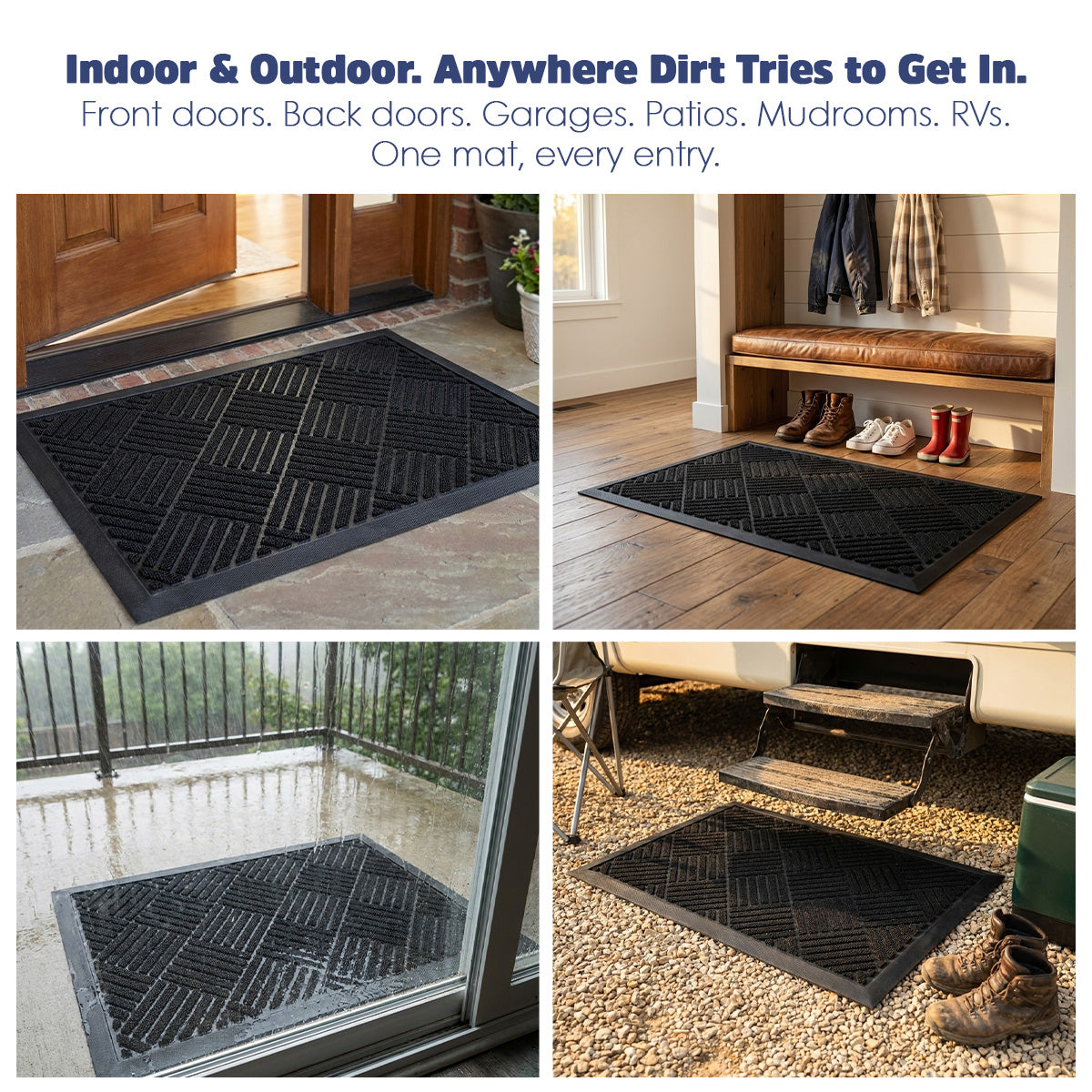 Muddy Mat® Printed Meshy Mat – The Best Dog Outdoor Mat for Muddy Paws