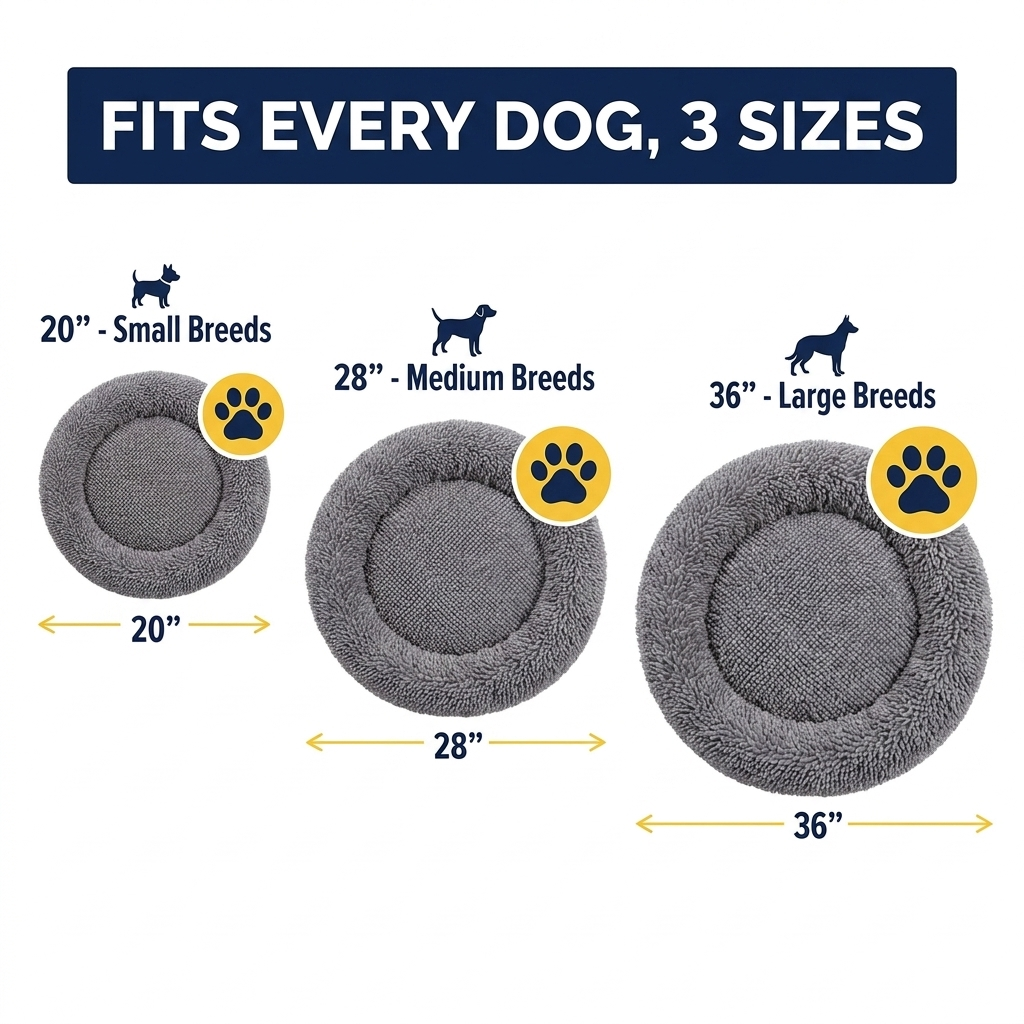 Muddy Mat® Cloud K-9 Bed – Donut Dog Bed