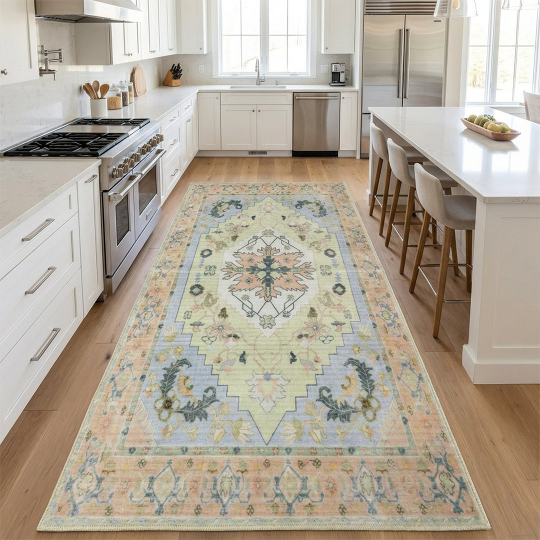 Muddy Carpet Sorrento Washable Area Rugs for Living Room, Bedroom & Dining Room – Modern Soft Low Pile Non Slip Carpet – Pet Friendly Waterproof Foldable Rugs for Home