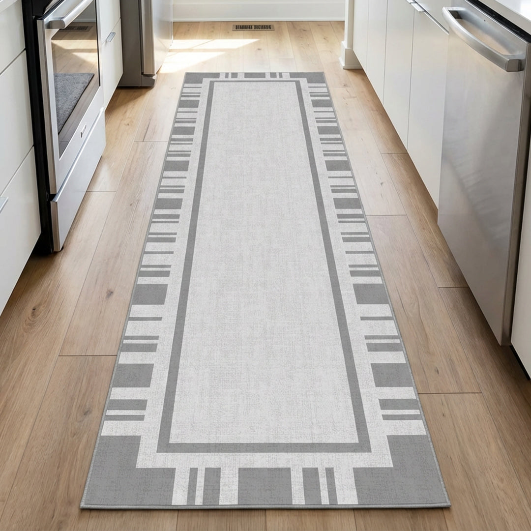 Muddy Carpet Trellis Washable Area Rugs for Living Room, Bedroom & Dining Room – Modern Soft Low Pile Non Slip Carpet – Pet Friendly Waterproof Foldable Rugs for Home