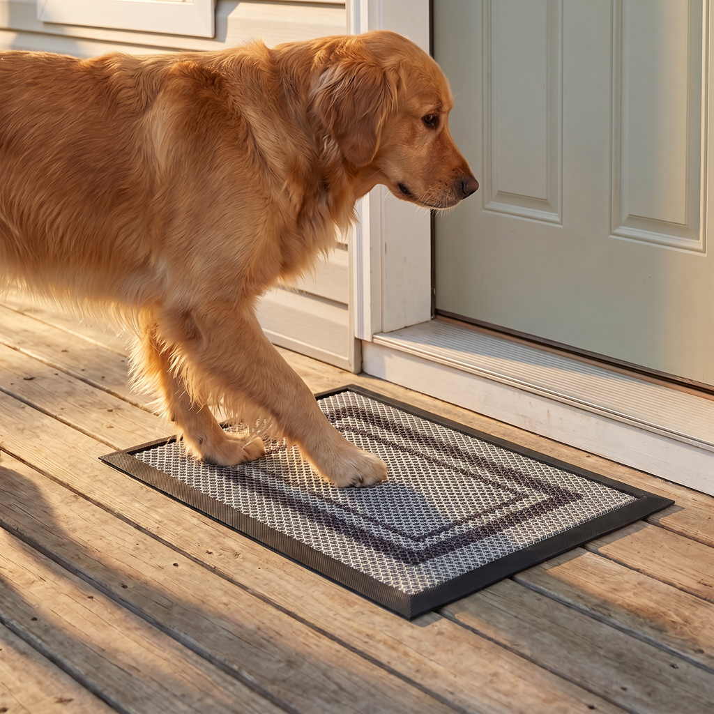 Muddy Mat® Printed Meshy Mat – The Best Dog Outdoor Mat for Muddy Paws
