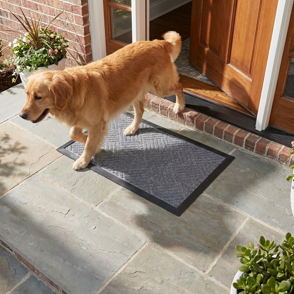 Muddy Mat® Printed Meshy Mat – The Best Dog Outdoor Mat for Muddy Paws