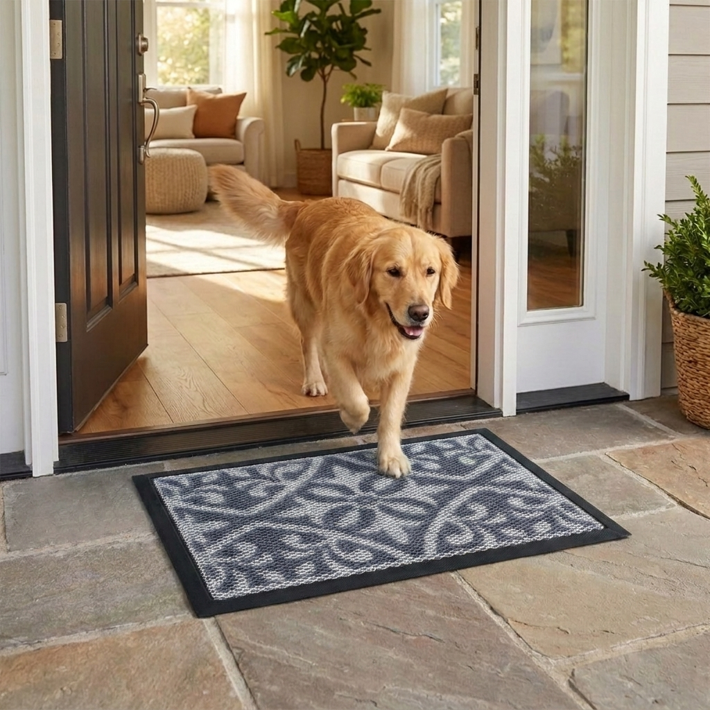 Muddy Mat® Printed Meshy Mat – The Best Dog Outdoor Mat for Muddy Paws