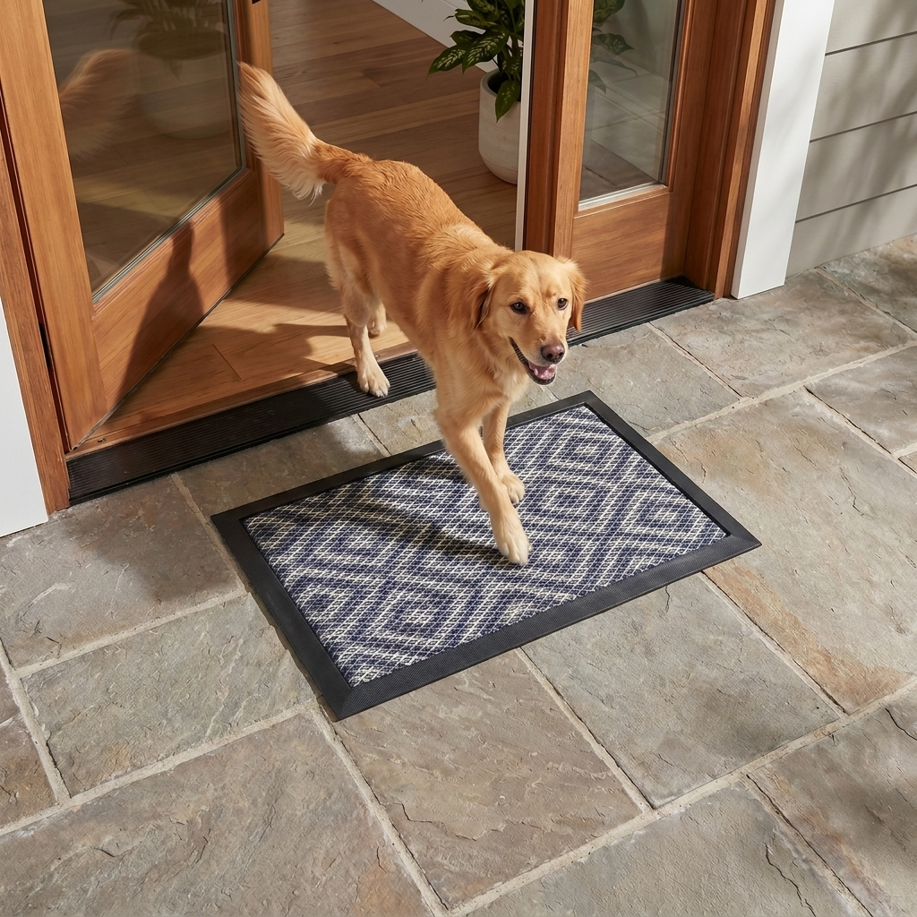 Muddy Mat® Printed Meshy Mat – The Best Dog Outdoor Mat for Muddy Paws