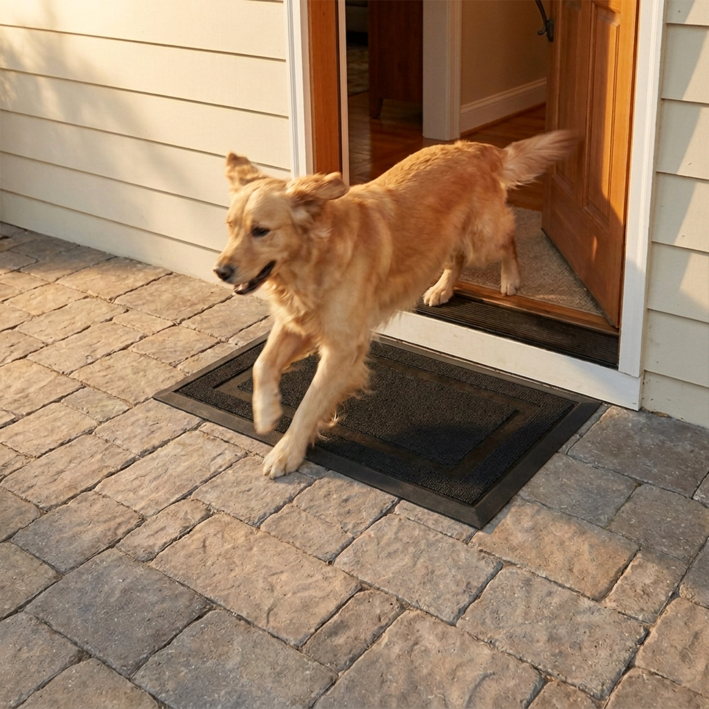 Muddy Mat® Printed Meshy Mat – The Best Dog Outdoor Mat for Muddy Paws
