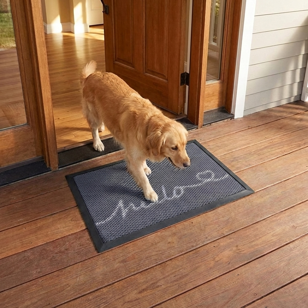 Muddy Mat® Printed Meshy Mat – The Best Dog Outdoor Mat for Muddy Paws