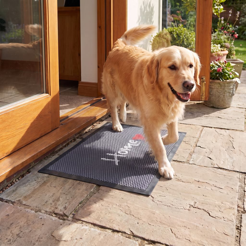 Muddy Mat® Printed Meshy Mat – The Best Dog Outdoor Mat for Muddy Paws