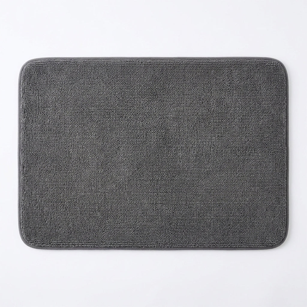 Muddy Mat® CloudStep Bathroom Rugs, Non Slip Bath Mats for Bathroom, Super Absorbent Memory Foam Chenille, Quick Dry Machine Washable Thick Toilet Rug for Shower Tub and Floor