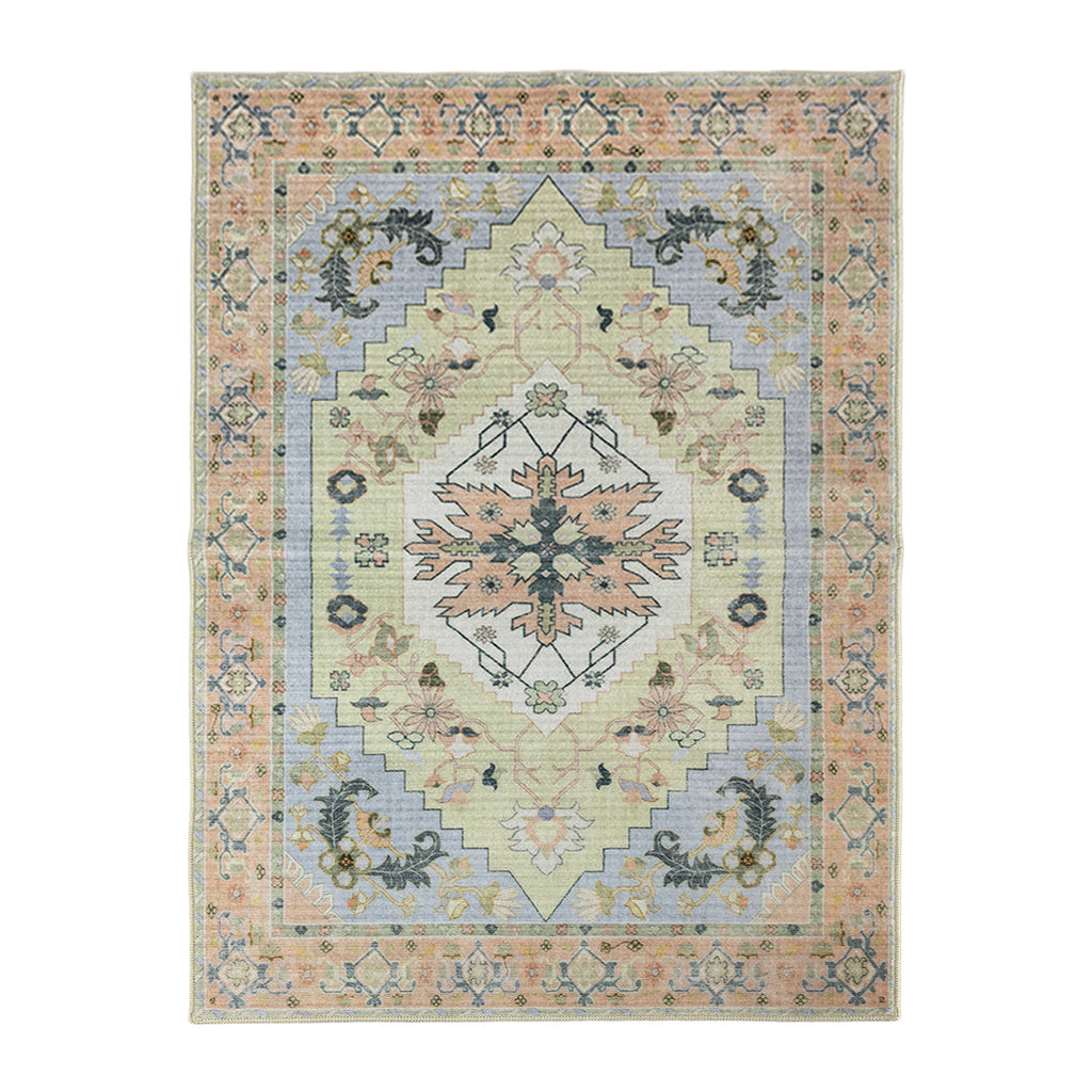 Muddy Carpet Sorrento Washable Area Rugs for Living Room, Bedroom & Dining Room – Modern Soft Low Pile Non Slip Carpet – Pet Friendly Waterproof Foldable Rugs for Home