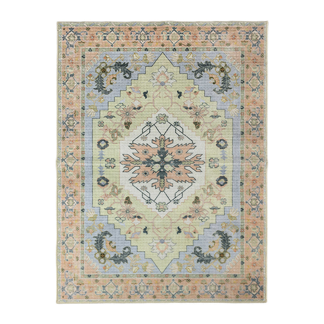 Muddy Carpet Sorrento Washable Area Rugs for Living Room, Bedroom & Dining Room – Modern Soft Low Pile Non Slip Carpet – Pet Friendly Waterproof Foldable Rugs for Home