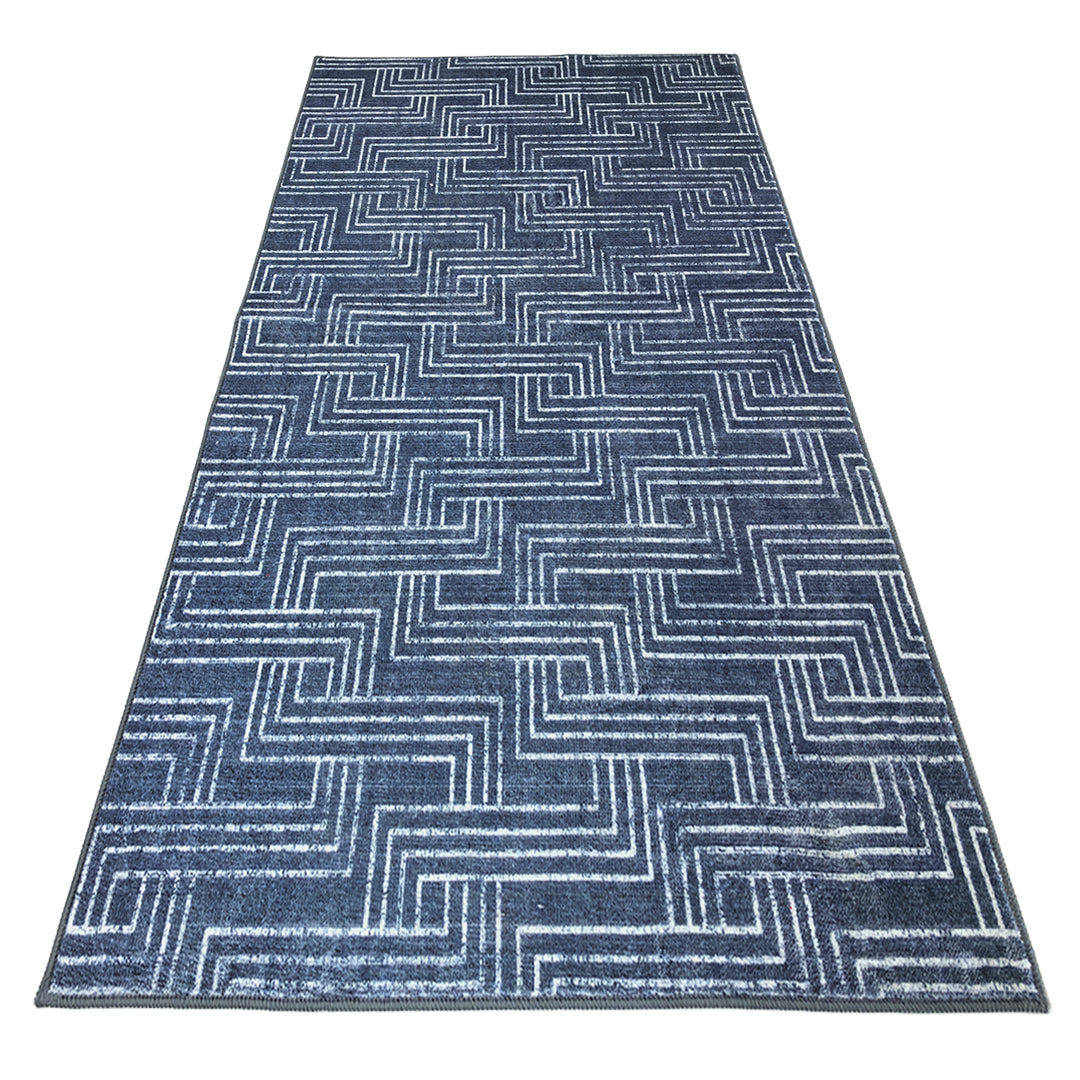 Muddy Carpet Cipher Washable Area Rugs for Living Room, Bedroom & Dining Room – Modern Soft Low Pile Non Slip Carpet – Pet Friendly Waterproof Foldable Rugs for Home