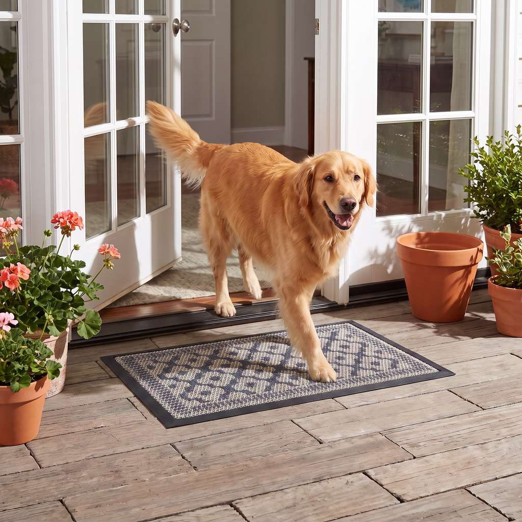 Muddy Mat® Printed Meshy Mat – The Best Dog Outdoor Mat for Muddy Paws