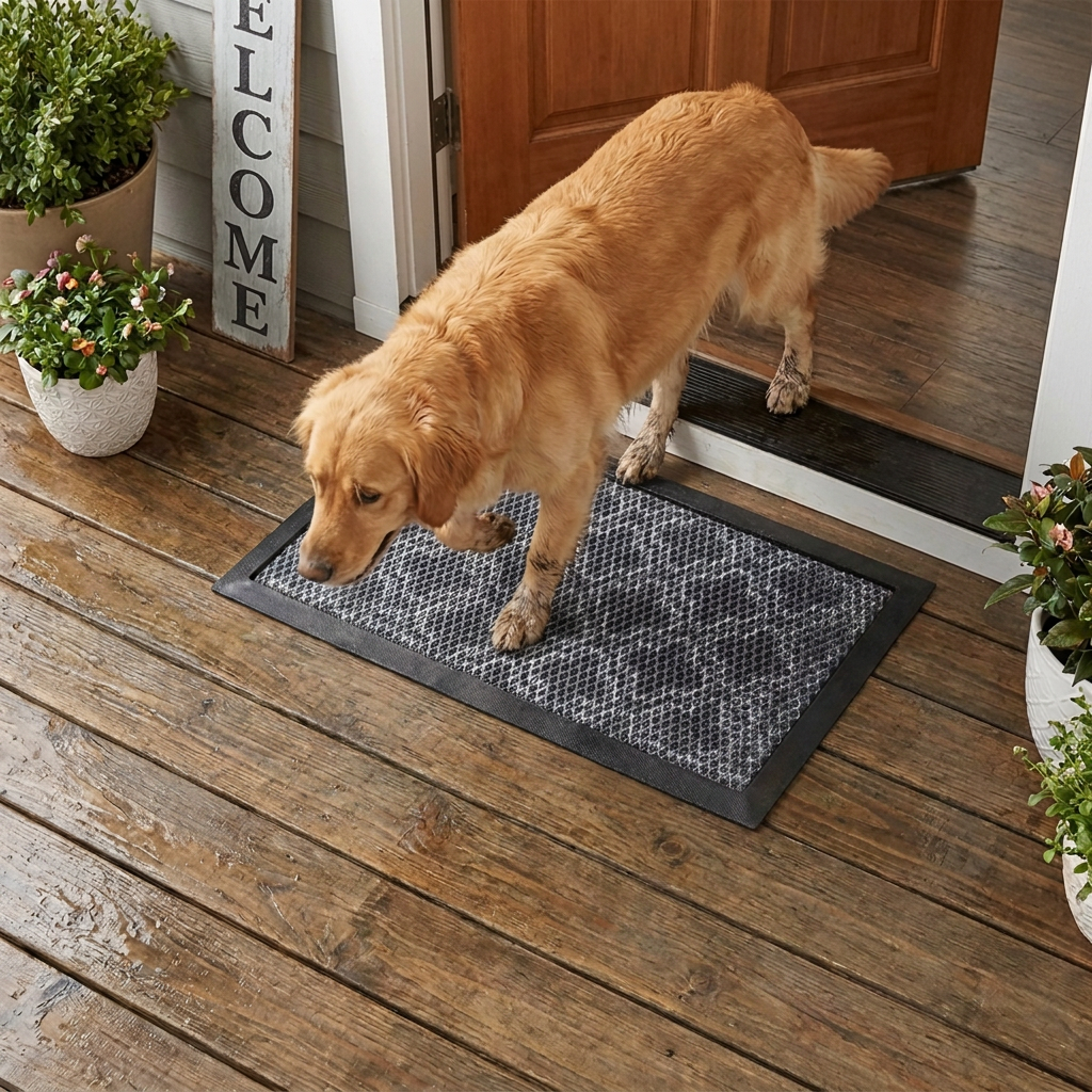 Muddy Mat® Printed Meshy Mat – The Best Dog Outdoor Mat for Muddy Paws