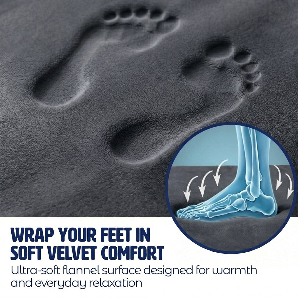 Muddy Mat® Memory Foam Bath Mat – Velvet Soft Non Slip Bathroom Rugs, Thick Absorbent Bath Rugs, Washable Bath Mat for Bathroom Floor and Shower