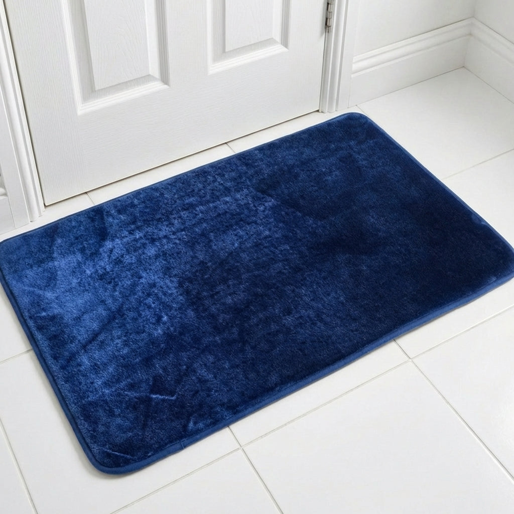 Muddy Mat® Memory Foam Bath Mat – Velvet Soft Non Slip Bathroom Rugs, Thick Absorbent Bath Rugs, Washable Bath Mat for Bathroom Floor and Shower