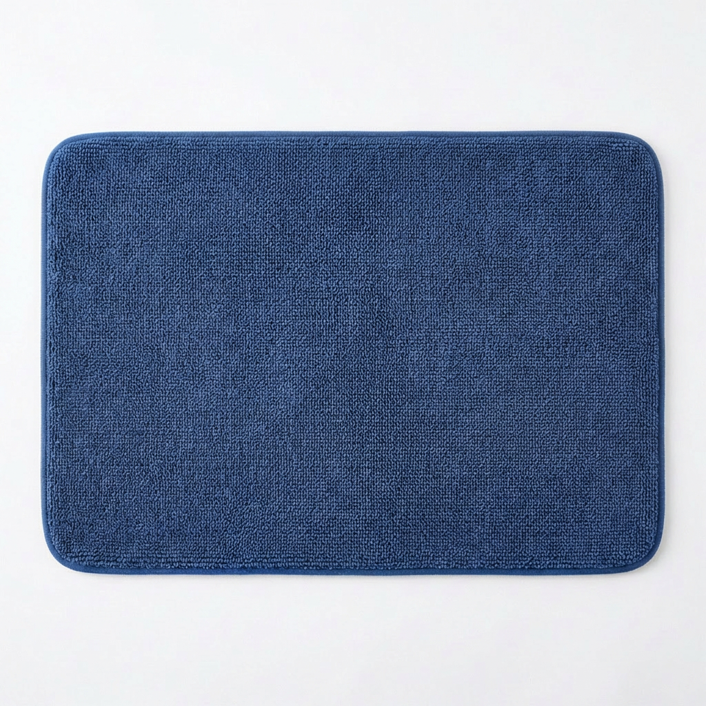 Muddy Mat® CloudStep Bathroom Rugs, Non Slip Bath Mats for Bathroom, Super Absorbent Memory Foam Chenille, Quick Dry Machine Washable Thick Toilet Rug for Shower Tub and Floor
