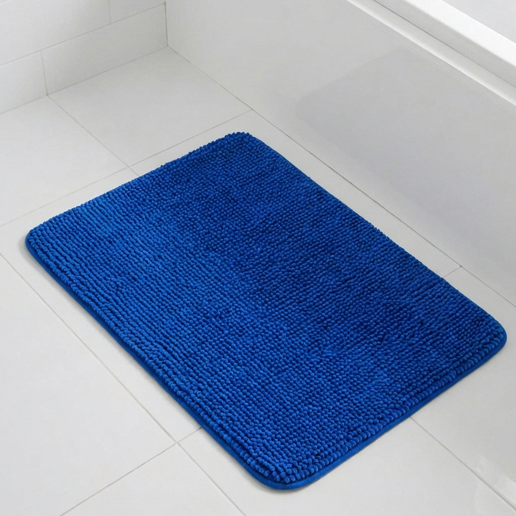 Muddy Mat® CloudStep Bathroom Rugs, Non Slip Bath Mats for Bathroom, Super Absorbent Memory Foam Chenille, Quick Dry Machine Washable Thick Toilet Rug for Shower Tub and Floor