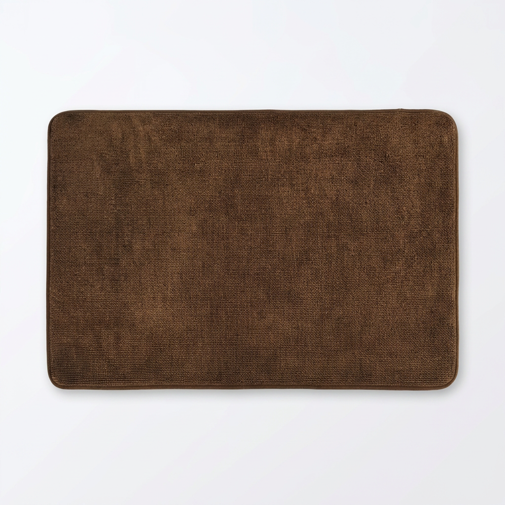 Muddy Mat® CloudStep Bathroom Rugs, Non Slip Bath Mats for Bathroom, Super Absorbent Memory Foam Chenille, Quick Dry Machine Washable Thick Toilet Rug for Shower Tub and Floor