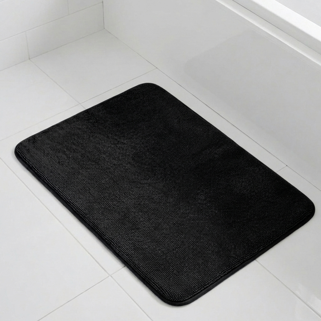 Muddy Mat® CloudStep Bathroom Rugs, Non Slip Bath Mats for Bathroom, Super Absorbent Memory Foam Chenille, Quick Dry Machine Washable Thick Toilet Rug for Shower Tub and Floor