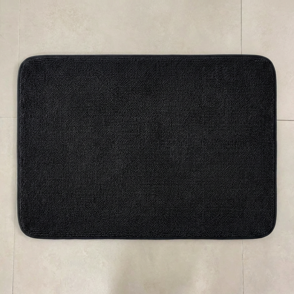 Muddy Mat® CloudStep Bathroom Rugs, Non Slip Bath Mats for Bathroom, Super Absorbent Memory Foam Chenille, Quick Dry Machine Washable Thick Toilet Rug for Shower Tub and Floor